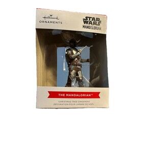 The Mandalorian Star Wars Christmas Tree Ornament Hallmark New in Box